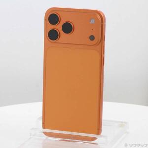 〔中古〕Apple(アップル) iPhone17 Pro Max 1TB コズミックオレンジ MFYG4J／A SIMフリー〔258-ud〕