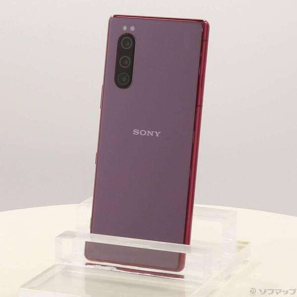 〔中古〕SONY(ソニー) Xperia 5 128GB レッド J9260 SIMフリー〔269-...