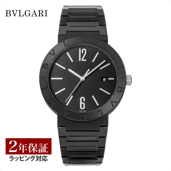BVLGARI ブルガリ ブルガリ・ブルガリ 自動巻 メンズ ブラック BBM41BSS!AUT 時...