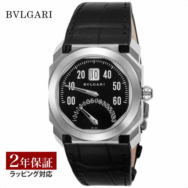 【ブルガリ食事券付】ブルガリ BVLGARI  メンズ 時計 Octo オクト 自動巻 ブラック B...