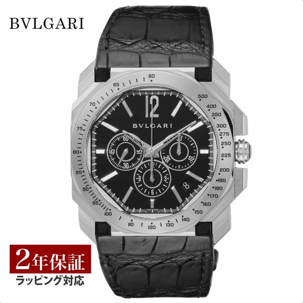 ブルガリ BVLGARI メンズ 時計 Octo オクト 自動巻 ブラック BGO41BSLDCHT...