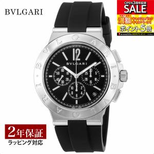 【ブルガリ食事券付】ブルガリ BVLGARI  メンズ 時計 Diagono ディアゴノ 自動巻 ブラック DG41BSVDCH 時計 腕時計 高級腕時計 ブランド