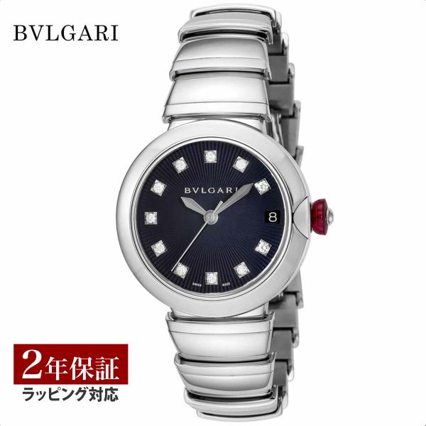 【ブルガリ食事券付】ブルガリ BVLGARI  レディース 時計 Lveca ルチェア 自動巻 ホワ...