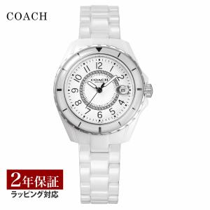 【 COACH 数量限定 SALE】 コーチ COACH レディース 時計 PRESTON クォーツ ホワイト 14503462 セラミック 時計 腕時計   【新入荷】