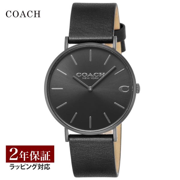コーチ COACH メンズ 時計 CHARLES チャールズ クォーツ ブラック 14602434 ...