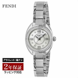 【ポイント５倍！】【OUTLET】 フェンディ FENDI レディース 時計 MomentoFendi クォーツ ホワイトパール F218024500B1 時計 腕時計   【クリアランス】｜u-stream-watch