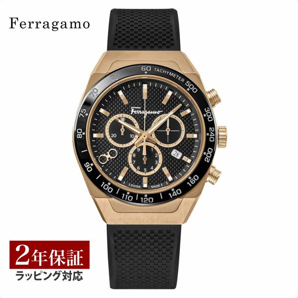 フェラガモ Ferragamo メンズ 時計 SLX CHRONO クォーツ ブラック SFHR00...