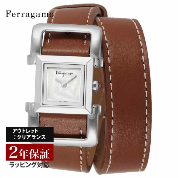 【OUTLET】 フェラガモ Ferragamo レディース 時計 SQUAREINGOT スクエア...