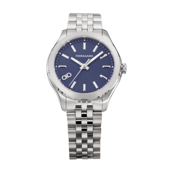 Ferragamo フェラガモ NEWLADY クォーツ レディース ブルー SFU100123 時...