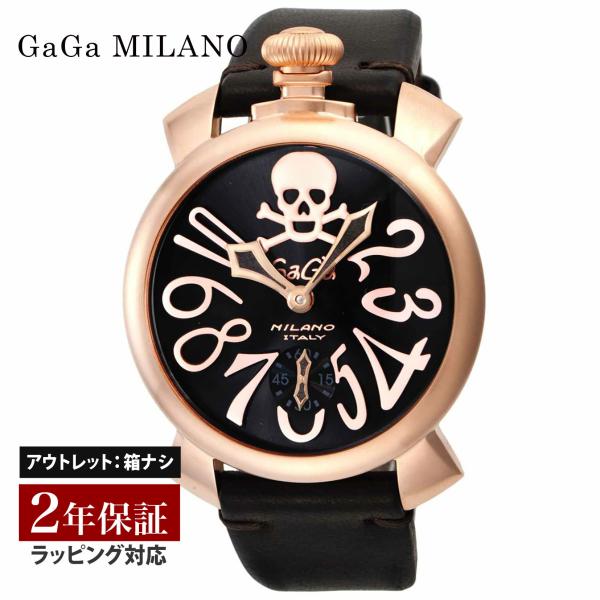 【OUTLET】 ガガミラノ GaGaMILANO メンズ 時計 MANUALE 48mm 手巻 ブ...