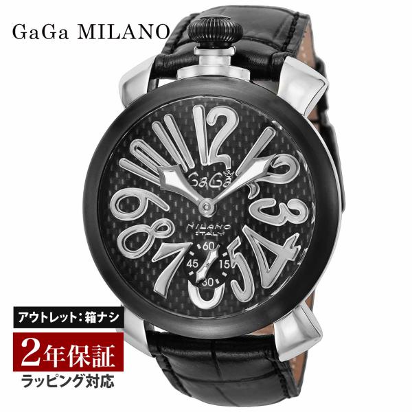 【OUTLET】 ガガミラノ GaGaMILANO メンズ 時計 MANUALE 48mm 手巻 ブ...