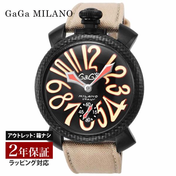 【OUTLET】 ガガミラノ GaGaMILANO メンズ 時計 MANUALE 48mm 手巻 ブ...