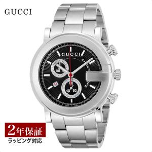 【ポイント５倍！】グッチ GUCCI メンズ 時計 G CHRONO クロノ クォーツ ブラック YA101309 時計 腕時計 高級腕時計 ブランド 【ローン金利無料】