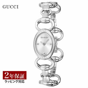 【29日は最大17倍】グッチ GUCCI レディース 時計 トルナヴォーニ クォーツ シルバー YA...