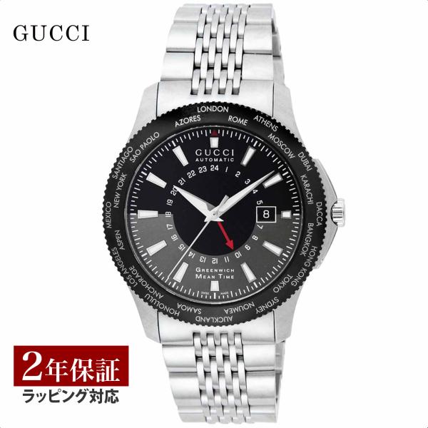 【ポイント５倍！】グッチ GUCCI メンズ 時計 G-TIMELESS Gタイムレス自動巻 ブラッ...