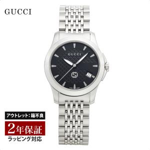 【28日は最大21倍】【OUTLET】 グッチ GUCCI レディース 時計 G-TIMELESS Gタイムレス クォーツ ブラック YA1265006 時計 腕時計  ブランド 【箱不良】｜U-collection