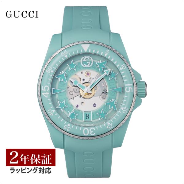 グッチ GUCCI メンズ 時計 DIVE ダイブ 自動巻 ブルー YA136344 時計 腕時計 ...