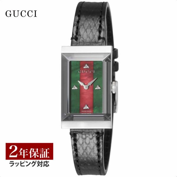 グッチ GUCCI レディース 時計 G-FRAME Gフレーム クォーツ パール YA147403...