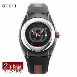 【ポイント５倍！】【OUTLET】 ＼期間限定50％OFF／ OUTLETグッチ GUCCI レディース 時計 SYNC シンク クォーツ ブラック YA137301 時計 腕時計   【箱不良】｜U-collection