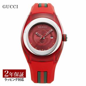 【28日は最大21倍】【OUTLET】 ＼期間限定50％OFF／ OUTLETグッチ GUCCI レディース 時計 SYNC シンク クォーツ レッド YA137303 時計 腕時計   【箱不良】｜U-collection