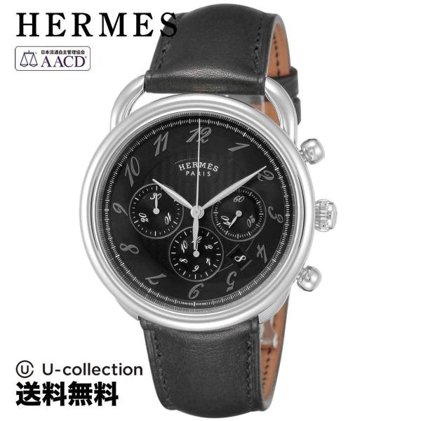 【28日は最大21倍】エルメス HERMES メンズ 時計 アルソークロノ 自動巻 ブラック AR4...