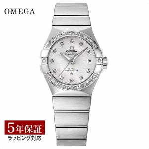 オメガ OMEGA レディース 時計 CONSTELLATION コンステレーションプリュム 自動巻 ホワイトパール 123.15.27.20.55.003 腕時計｜