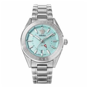 VERSACE ヴェルサーチ クォーツ腕時計 ブルー VE0CA0124 VERSACE（ヴェルサーチェ） V-CODE CHRONO クォーツ メンズ ブルー