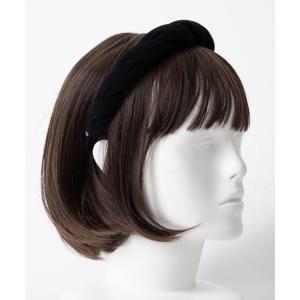 アレクサンドルドゥパリ サテンリボンカチューシャ ベージュ　巾着付 アレクサンドルドゥパリ サテンリボンカチューシャ ベージュ 巾着付