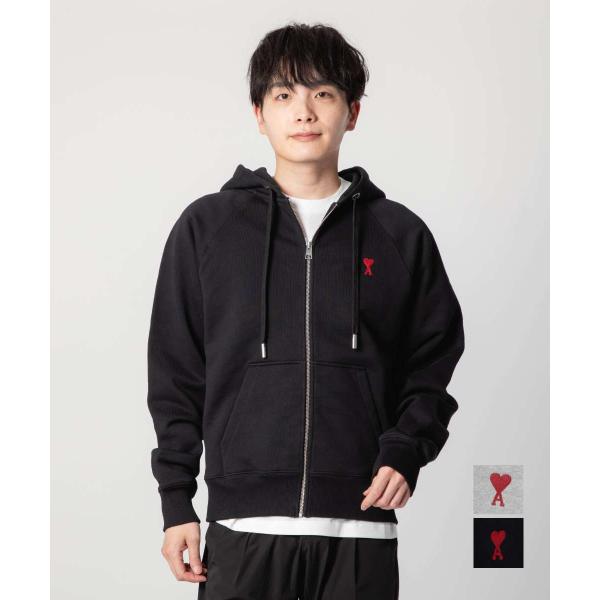アミ パリス AMI PARIS USW415.747 パーカー ADC ZIPPED HOODIE...