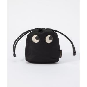 アニヤ ハインドマーチ ANYA HINDMARCH 5050925 152983 トートバッグ Drawstring Pouch Eyes in Recycled Nylon ブラック｜u-stream