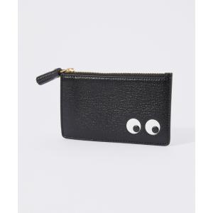 アニヤ ハインドマーチ ANYA HINDMARCH 5050925 142717 小銭入れ Zip Card Case Eyes in Capra レディース 財布 ブラック｜u-stream