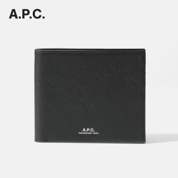 APC アーペーセー A.P.C. PXBJQ H63153 二つ折り財布 メンズ 財布 ミニ財布 ...