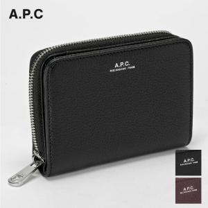 アーペーセー A.P.C 二つ折り財布 PXBLH H63087 メンズ レディース 財布 ミニ財布 本革 レザー 小銭入れ シンプル Emmanuelle プレゼント 記念 コンパクト財布｜u-stream