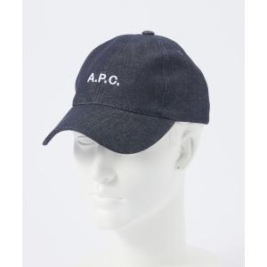 アーペーセー A.P.C. COCSX M24069 帽子 メンズ レディース キャップ コットン キャスケット チャーリー ベースボールキャップ デニム インディゴ 54｜u-stream