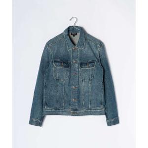 アーペーセー A.P.C. COZZK H02223 ジャケット メンズ アウター デニムジャケット 長袖 カジュアル ストリート レギュラーフィット M インディゴ｜u-stream