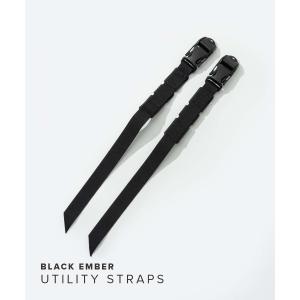 ブラックエンバー BLACK EMBER UTILITY STRAPS ストラップ メンズ ファッション小物 ユーティリティ 2本セット 7219022 ブラック｜u-stream