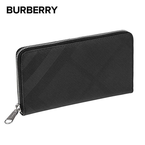 バーバリー BURBERRY 8014480 長財布 メンズ 財布 ロンドンチェック レザー ラウン...