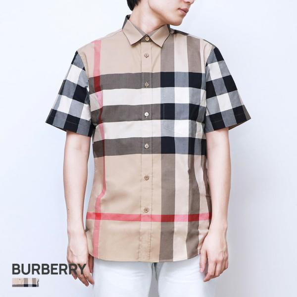 バーバリー BURBERRY SOMERTON SS 8017322 シャツ メンズ ショートスリー...