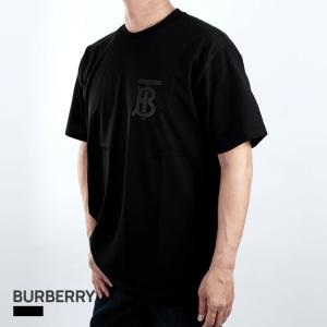 バーバリー BURBERRY メンズ Ｔシャツ モノグラムモチーフ コットン ブラック XXS/XS/S/M 80318691｜u-stream