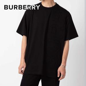 バーバリー BURBERRY 8050731 Tシャツ メンズ トップス 半袖 エンボスロゴ コットン オーバーサイズ ロゴ刺繍 カジュアル ジャージー A1189 プレゼント｜u-stream