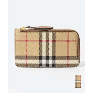 バーバリー BURBERRY 8070419 小銭入れ LS SOMERSET DFC レディース 財布 コインケース ミニ財布 チェック レザー ジップカードケース フラグメントケース｜u-stream