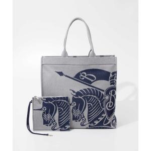 【バーバリー】　トートバッグ BURBERRY（バーバリー） トートバッグ LL MD KNIT TOTE CH4 8090405