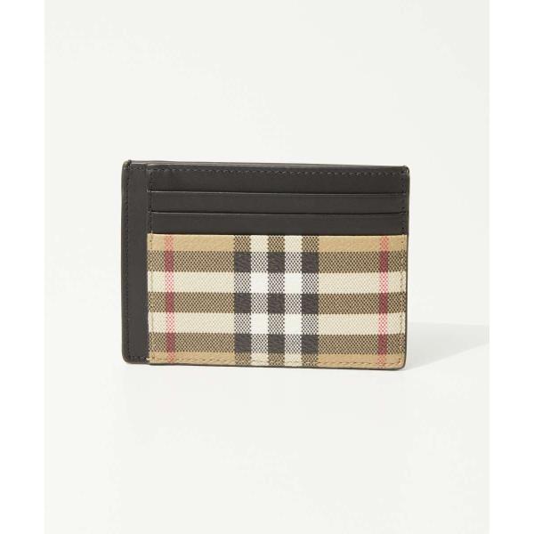 バーバリー BURBERRY 8084170 カードケース メンズ カードホルダー チェック柄 ロゴ...