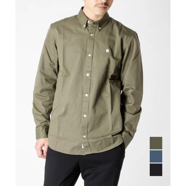 カーハート Carhartt I023339 シャツ メンズ トップス 長袖 コットン LONG S...