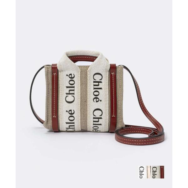 クロエ Chloe CHC22AP235I26 トートバッグ レディース バッグ WOODY ナノ ...