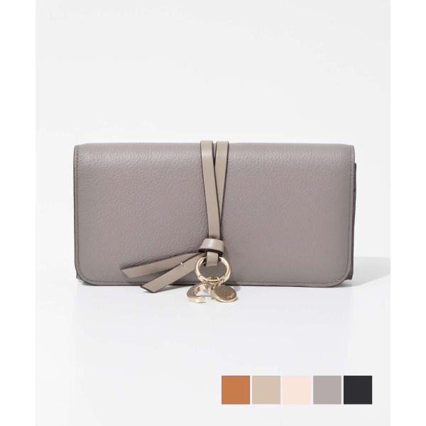 クロエ Chloe CHC21WP942F57 長財布 レディース 財布 アルファベット レザー ロ...