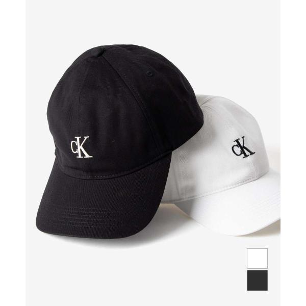 カルバンクライン Calvin Klein Embroidered Monogram Basebal...