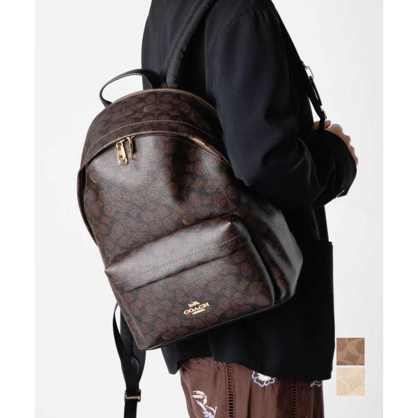 コーチ COACH TAYLOR SMALL BACKPACK IN SIGNATURE CANVA...