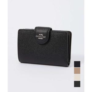 COACH（コーチ） 国内発送 財布 レディース 折り財布 クロスグレイン