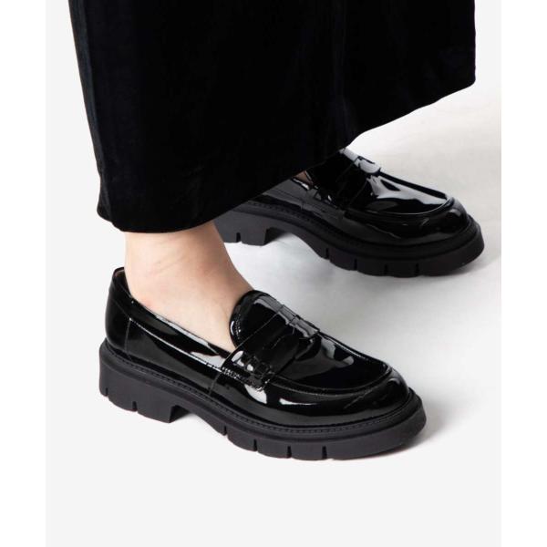 コルソローマ ノーヴェ CORSO ROMA 9 ローファー OLGA182 エナメル パテント レ...